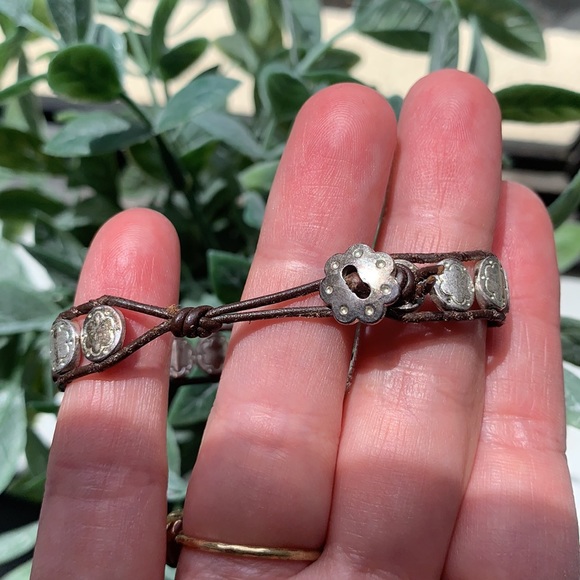 Silver and Rope Bracelet - Picture 3 of 3